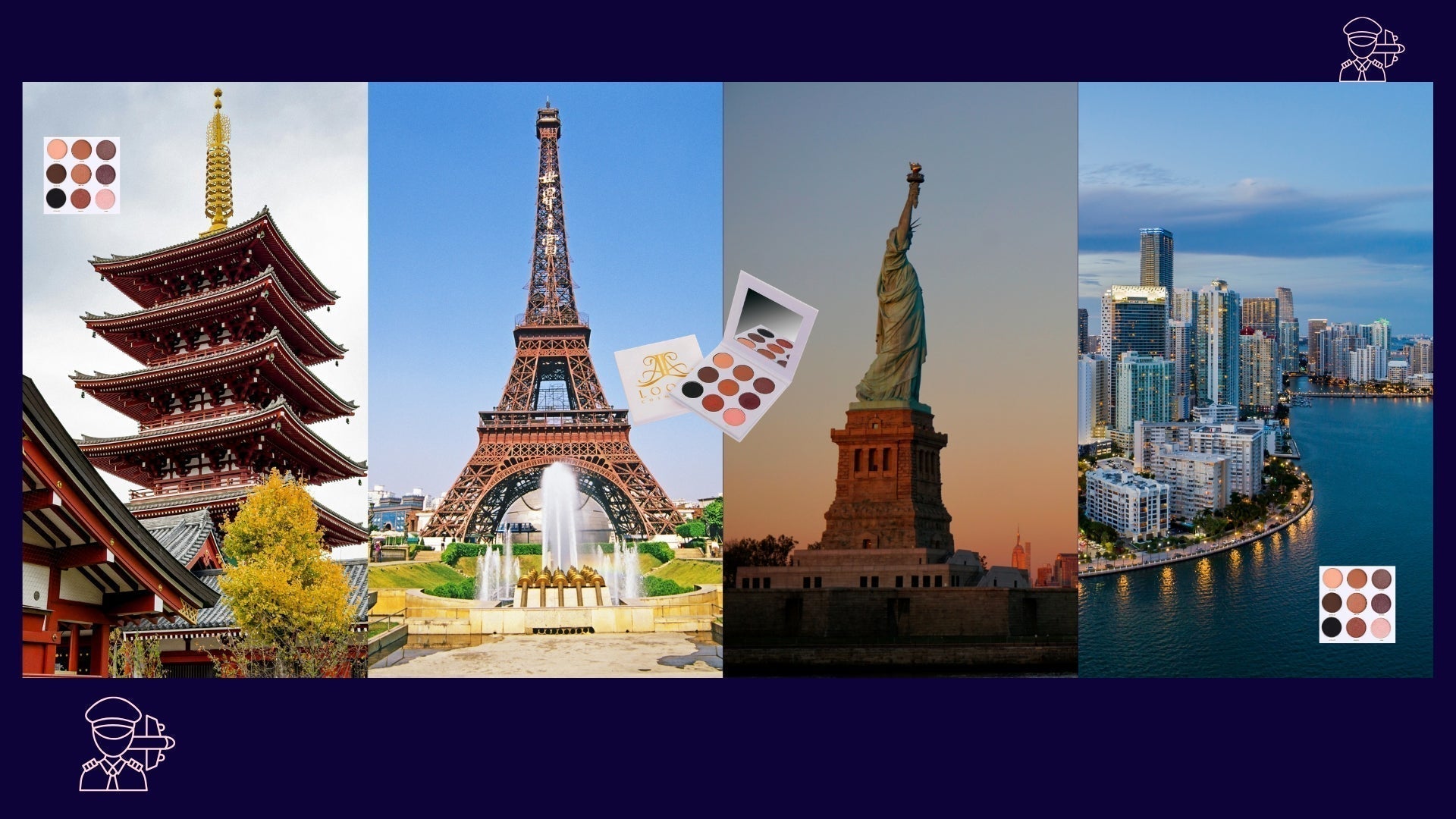 How to Create Four City Looks With One Travel Eyeshadow Palette